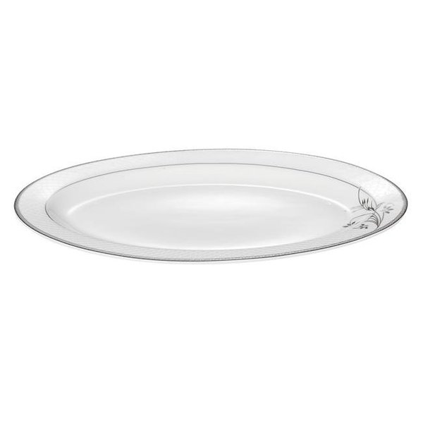 Lorenzo Import Lorenzo Import Viola-Platter 14 in. Serving Platter Bone China Viola Viola-Platter